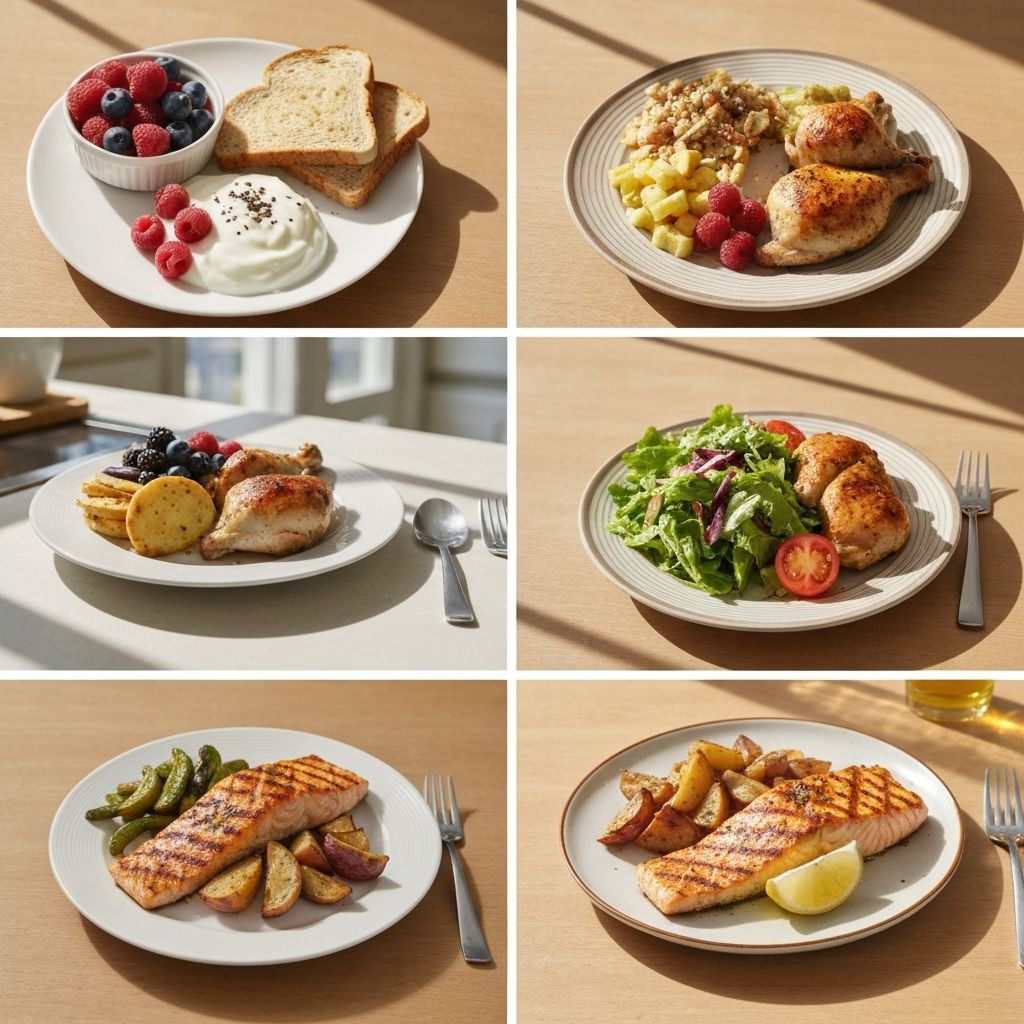 Meals throughout the day